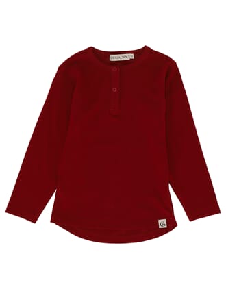 Mys Longsleeve dyp rød - Gullkorn