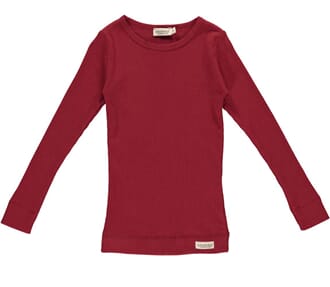 Plain Tee LS red - MarMar
