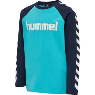 Boys T-Shirt L/S scuba blue - Hummel