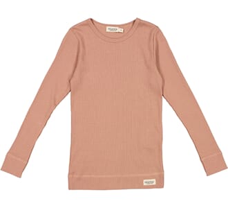 Plain Tee LS rose brown - MarMar