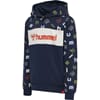 Letters Hoodie black iris - Hummel