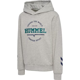 Asher Hoodie light grey melange - Hummel