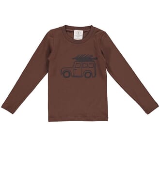 Apollo Tee Long Sleeve coffee - Gro Company