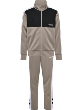 Jr Colorblock Tracksuit rock ridge - Hummel