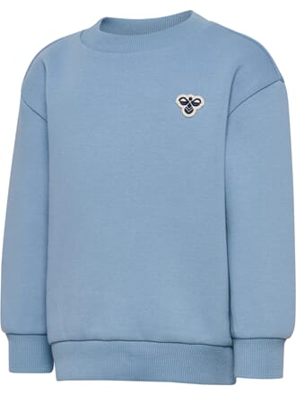 Mini Loose Crewneck Bee faded denim - Hummel
