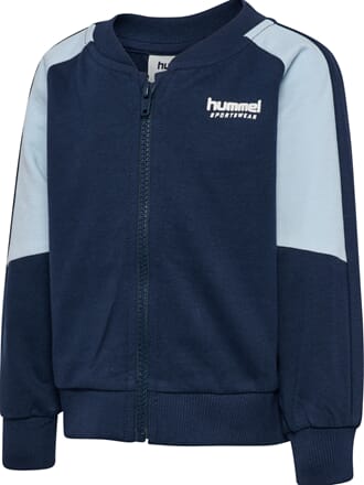 Mini Loose Block Zip Jacket skyway - Hummel