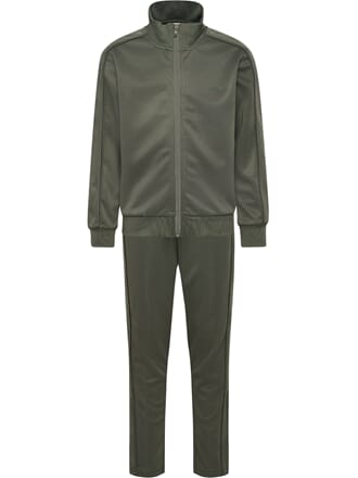 Jr Reg Logo Track Suit castor gray - Hummel