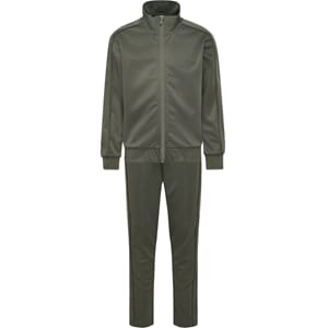 Jr Reg Logo Track Suit castor gray - Hummel