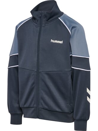 Jr Reg Poly Block Zip Jacket - Hummel