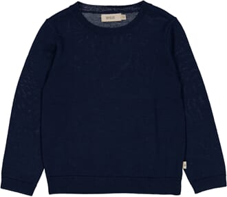 Knit Pullover Maui navy - Wheat