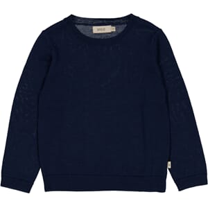 Knit Pullover Maui navy - Wheat
