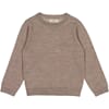 Knit Pullover Maui hazel melange - Wheat