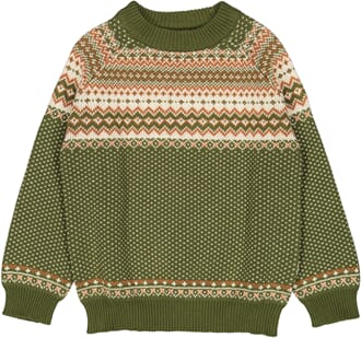 Knit Pullover Bennie winter moss - Wheat
