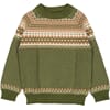 Knit Pullover Bennie winter moss - Wheat