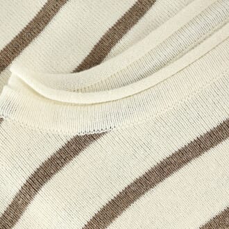 Pullover Knit Stripe savannah melange - Huttelihut