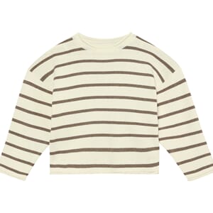 Pullover Knit Stripe savannah melange - Huttelihut