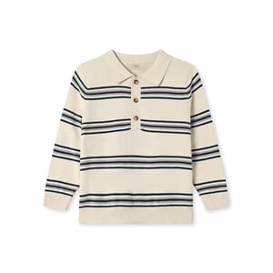 Benny Ls Polo sandshell stripe - Fliink