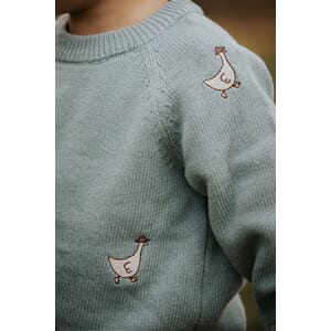 Mahdi Knit Pullover slate - Fliink