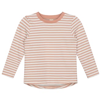 L/S Striped Tee Rustic Clay/Cream Stripe - Gray Label