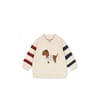 Spotty Sweat Shirt brown rice - Konges Sløjd