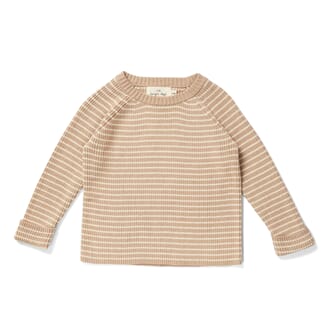 Meo Knit Blouse moonlight/off white - Konges Sløjd