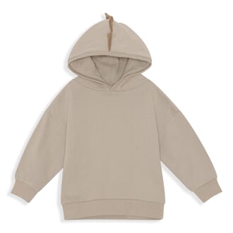 Lou Animal Hoodie oxford tan - Konges Sløjd