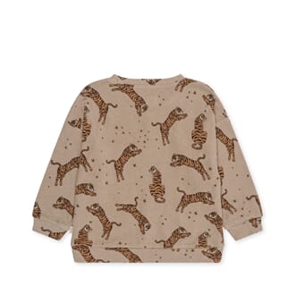 Itty Sweatshirt  tiger sand - Konges Sløjd