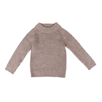 Joe Rib Sweater Pebble - Esencia