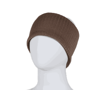 Headband merino wool mocha - Kivat