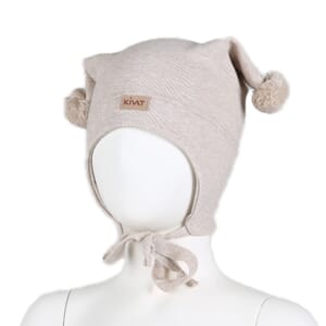 Windproof hat Kivat-logo light beige - Kivat