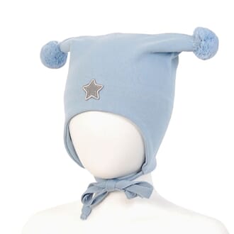 Windproof hat star light blue - Kivat