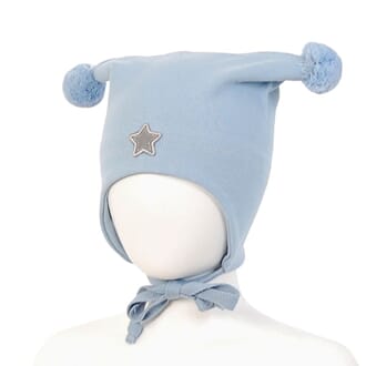 Windproof hat star light blue - Kivat