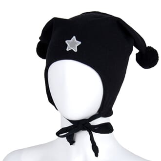 Windproof hat star black - Kivat