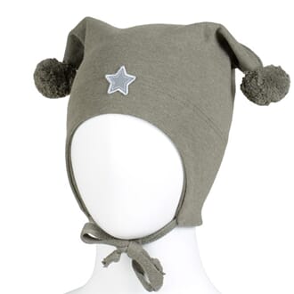 Windproof hat star olive green - Kivat
