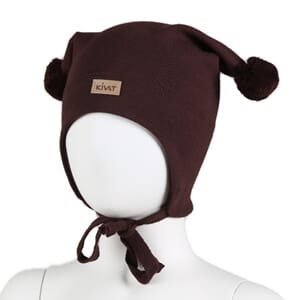 Windproof hat Kivat-logo dark brown - Kivat