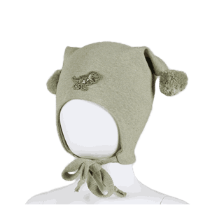 Windproof hat dinosaur leaf green - Kivat