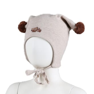 Windproof hat lorry light beige - Kivat