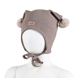 Windproof hat brownmix/light beige - Kivat