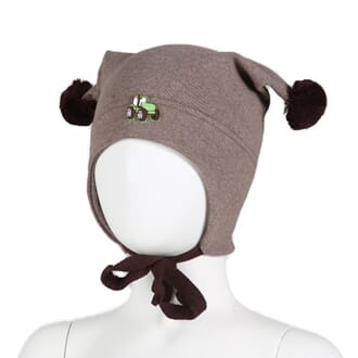 Windproof hat tractor brownmix - Kivat