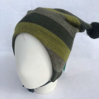 Striped hat green/grey - Kivat