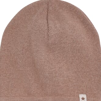 Beanie Solid Knit savannah melange - Huttelihut