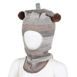Striped hood brown/grey - Kivat