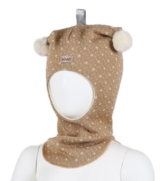Star hood cinnamon/offwhite undied - Kivat