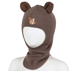 Wool hood squirrel mocha - Kivat