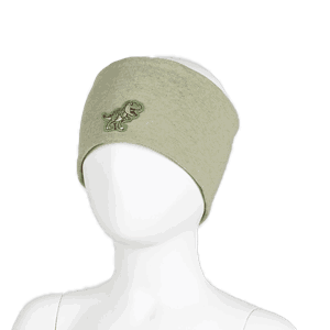 Headband windproof dinosaur light green - Kivat