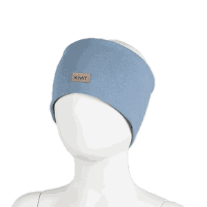 Windproof headband Kivat-logo dove blue - Kivat