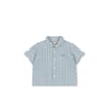 Elliot Ss Shirt trio bleu stripe - Konges Sløjd