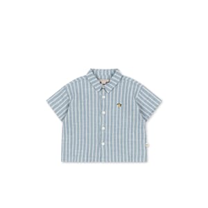 Elliot Ss Shirt trio bleu stripe - Konges Sløjd