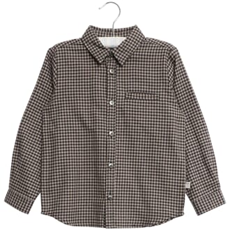 Shirt Elias midnight blue - Wheat