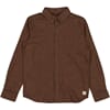 Shirt Marcel maroon check - Wheat